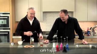 How to make a frappé coffee using an aerolatte milk frother [upl. by Lanoil]