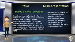 What is Difference Between Fraud amp Misrepresentation [upl. by Griseldis502]