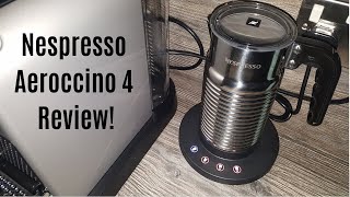 Nespresso Aeroccino 4 Milk Frother Review  Worth upgrading from the Aeroccino 3 [upl. by Isak]