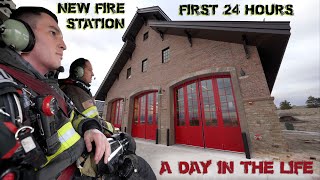 First 24 Hours in a New Fire Station  A Day in the Life [upl. by Eimmit]