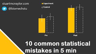 Ten Statistical Mistakes in 5 Min [upl. by Tiffy]