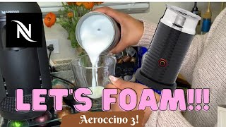 How To Foam Milk With Aeroccino 3 Make Coffee With Foam Tips amp Tricks  Easy Foamed Latte Recipe [upl. by Alexandria605]