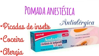 Resenha PomadaAndantol Gel [upl. by Ridglee]