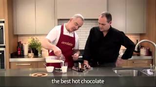 How to make a hot chocolate using an aerolatte milk frother [upl. by Nevag]