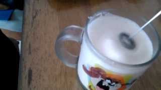 Aerolatte Review Frothing Cold Milk In Under 1 Minute [upl. by Lewison]