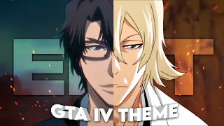 Aizen x Urahara  GTA IV Theme Edit [upl. by Ateekal324]